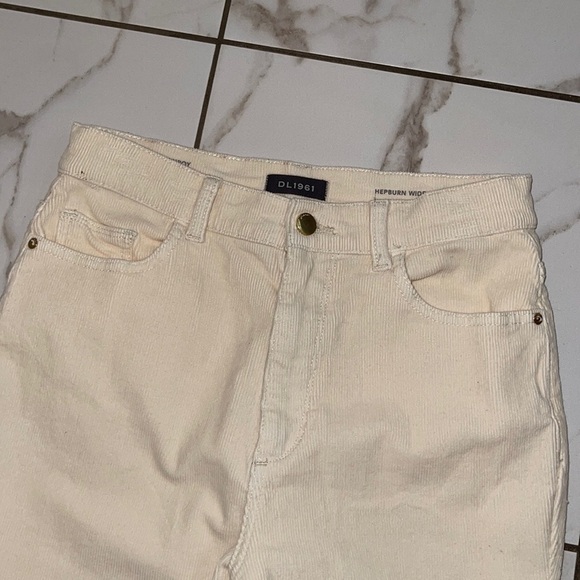 DL1961 Hepburn Wide Leg High Rise Vintage Corduroy Pants - Picture 12 of 16
